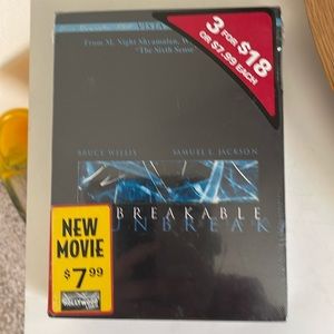 🔥 Unbreakable “Vista Series” 2 Disc DVD Set - Bruce Willis - SEALED